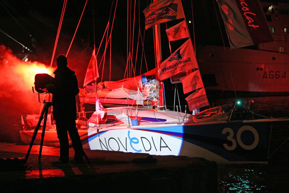 La parade nocturne de la solidaire du chocolat 2009 - Port de Saint-Nazaire