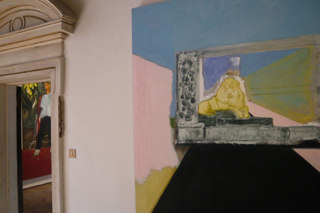 Vues de l'exposition Peter Doig, palazetto Tito, Venise © Le Curieux des arts Antoine Prodhomme, journées presse, mai 2015, Biennale de Venise, 56e exposition Internationale d'Art