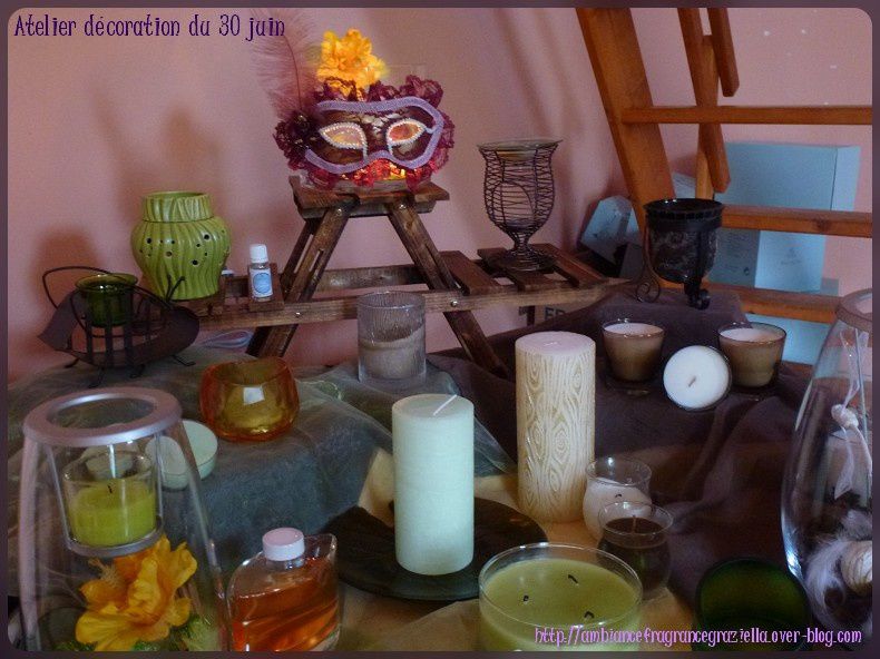 Table + Créations de l'atelier décoration avec les accessoire PartyLite ...