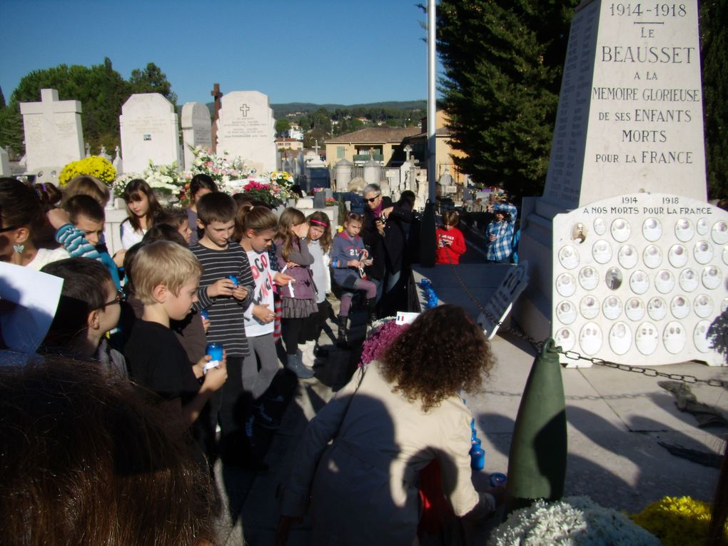 En mémoire des soldats beaussétans morts en 14-18, nous avons participé à la Cérémonie des Petites Flammes de l'Espoir.