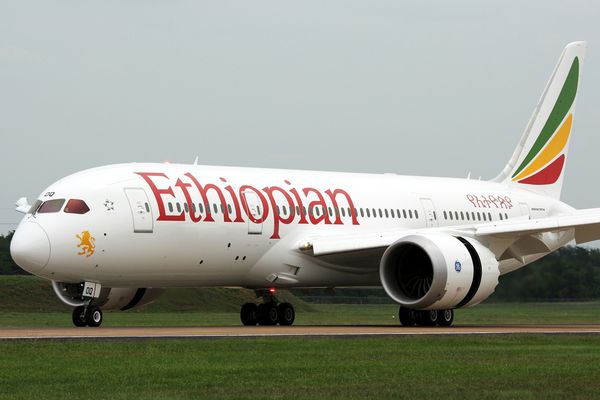 Un avion d'Ethiopian Airlines