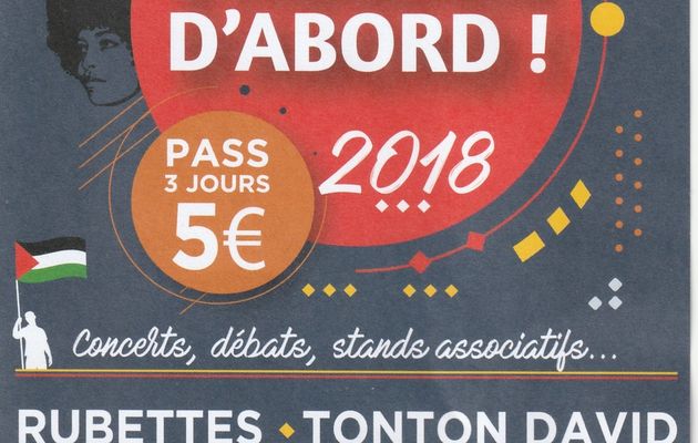 18,19 et 20 Mai, TOUS au festival de l'humain d'abord !