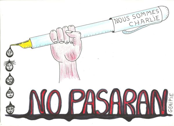 NO PASARAN ! Hommage aux dessinateurs de Charlie Hebdo