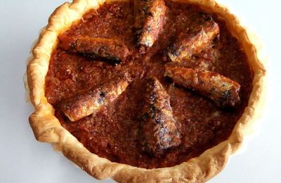 TARTE SARDINE OIGNON TOMATE