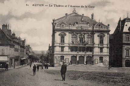 AUTUN en cartes postale !!!!!!