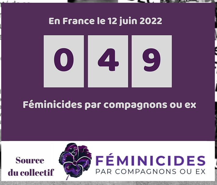 74 EME FEMINICIDES DEPUIS LE DEBUT  DE L ANNEE 2022 