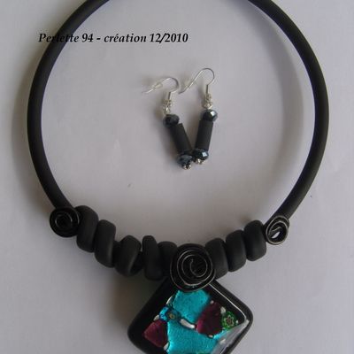 PVC pendentifs en verre