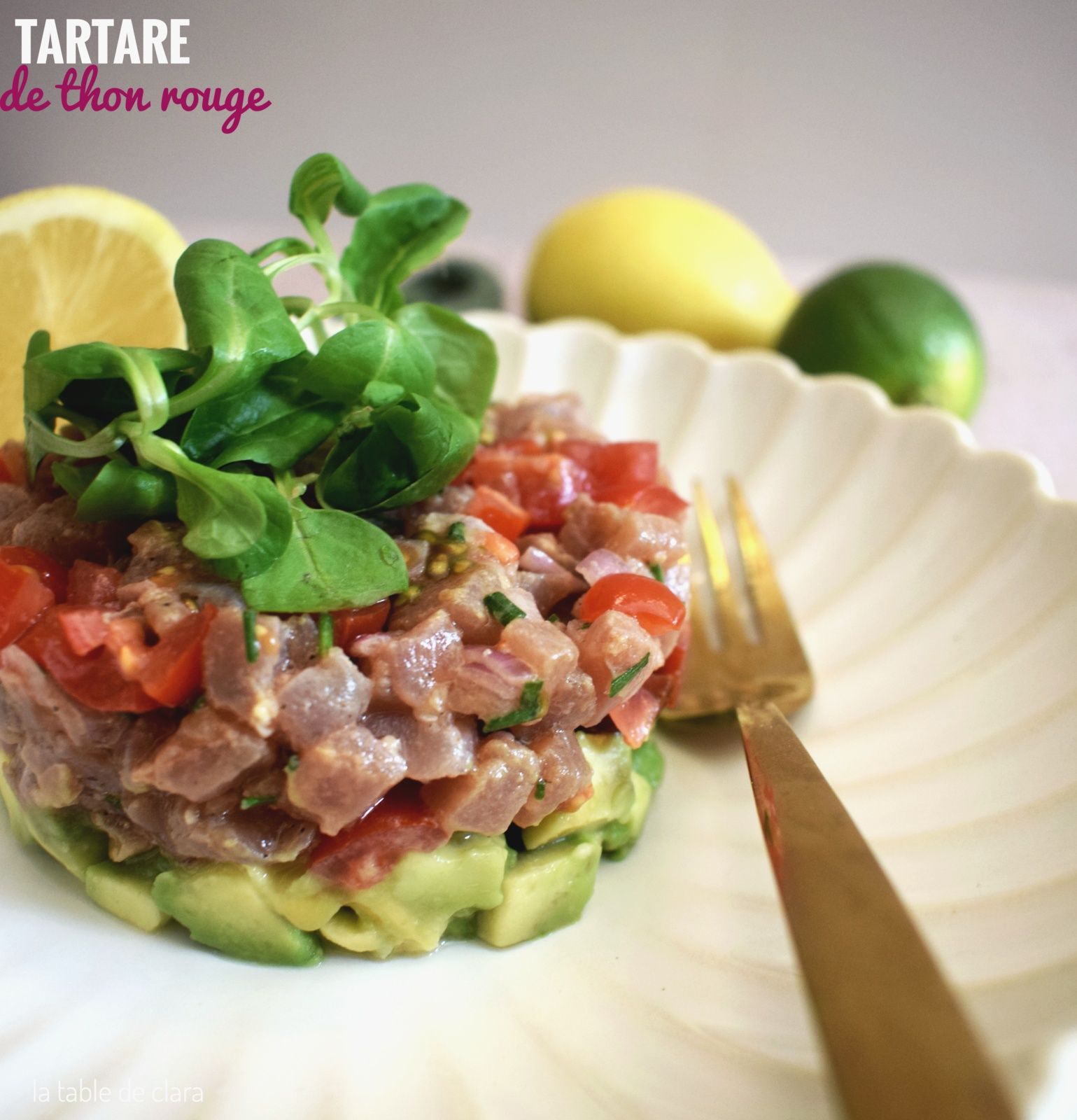Tartare thon rouge