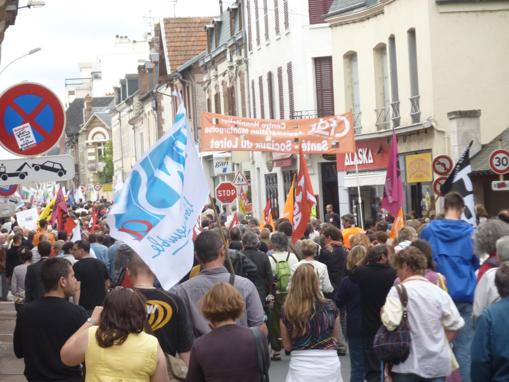Réforme des retraites, le mouvement social sans précédent à Montargis: le 25 mai, les 7 et 23 septembre, les 2,12 et 16 octobre 2010