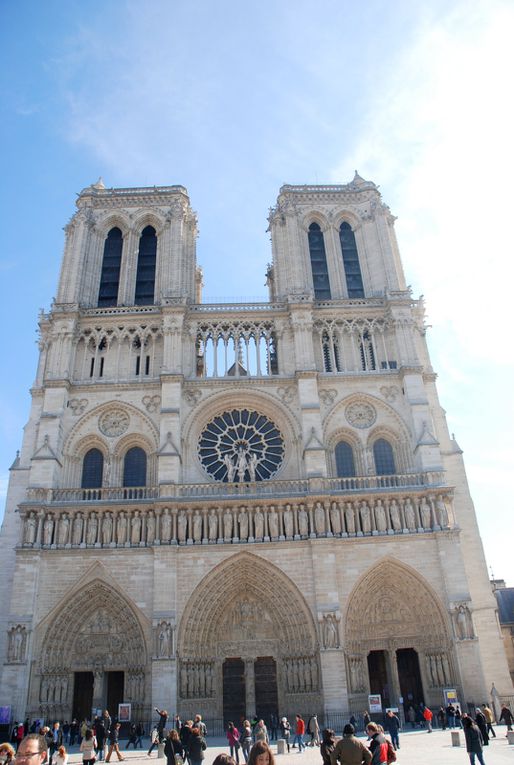 Paris, le quartier du Marais, l'île Saint-Louis et l'île de la Cité en mars 2010.