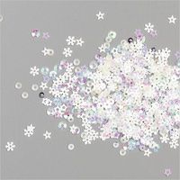 150443 Sequins Flocons de neige stampin up montage boule a secouer scrap france