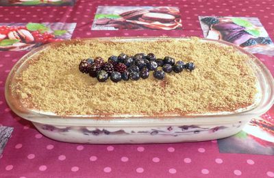 Tiramissu aux fruits rouges et speculoos 