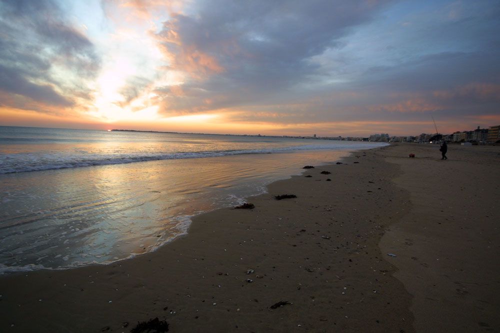 Couché de soleil baie de La Baule - Photos Thierry Weber Photographe de Mer Guérande La Baule