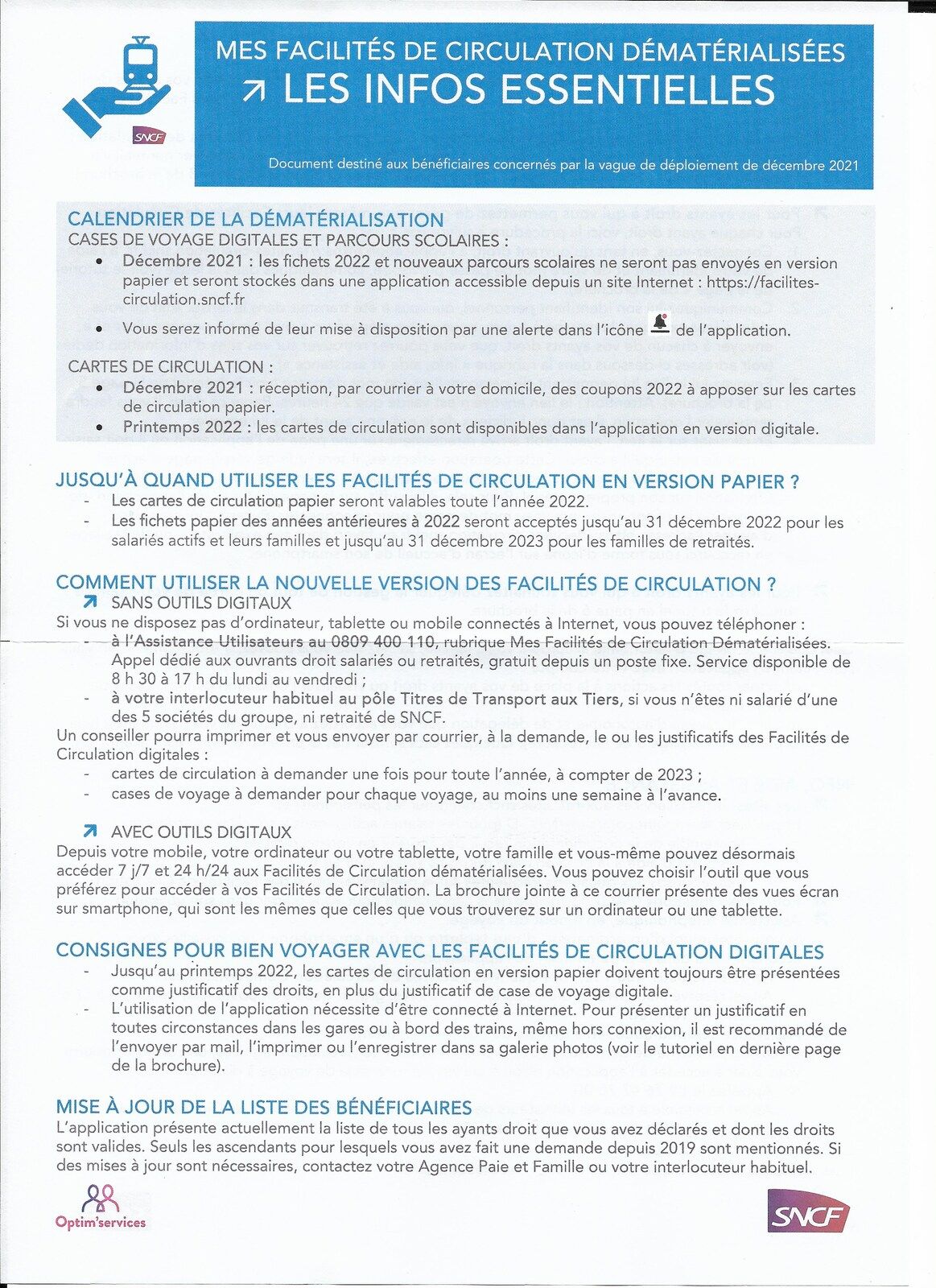 Comment Utiliser Les Facilités De Circulation Sncf Articles populaires – Fedération des Retraités SNCF