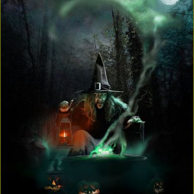 Halloween et sorcières en peinture et illustrations -  sorcière - spoofdecator on DeviantArt