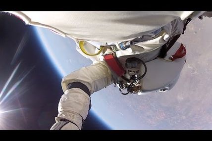 Nouvelle vidéo du saut de Félix Baumgartner version GoPro