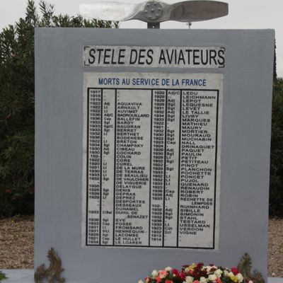 2018 : inauguration de la Stèle des aviateurs