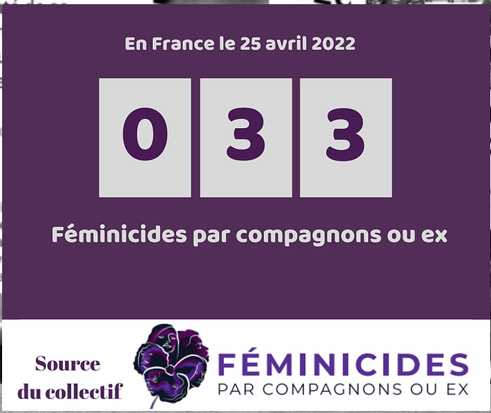 33 EME  FEMINICIDES DEPUIS LE DEBUT  DE  L ANNEE 2022