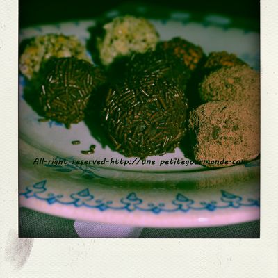 Truffes au chocolat