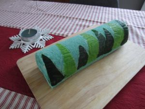 Bûche forêt à la mousse de spéculoos