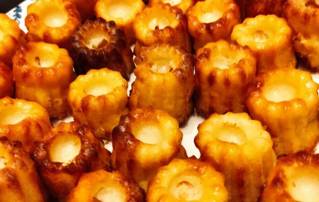 Idées apéritifs de fêtes   cannelés au saumon fumé au #Thermomix 