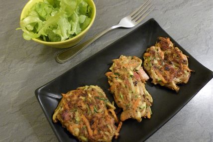 Galettes de Légumes à la Tapenade et au Fromage Frais