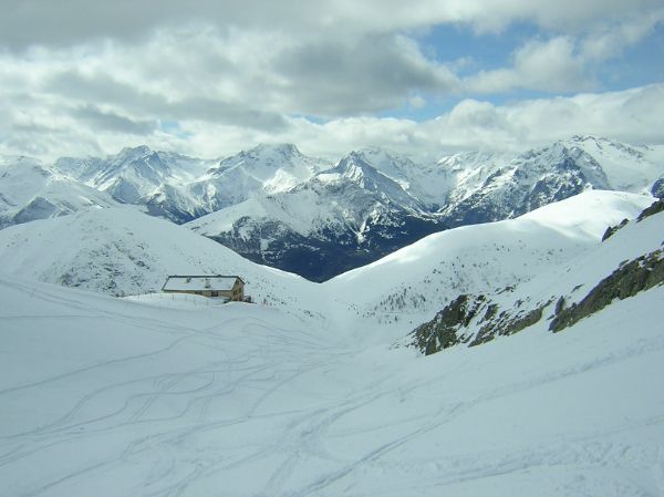 Ski de printemps en avril 2008 :combe du Loup, combe Charbonnière, Tunnel, la Sarenne, Oz, Vaujany, Auris...