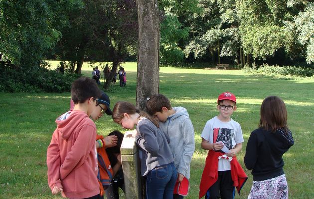 CE1: parcours d'orientation au parc de la Monniais