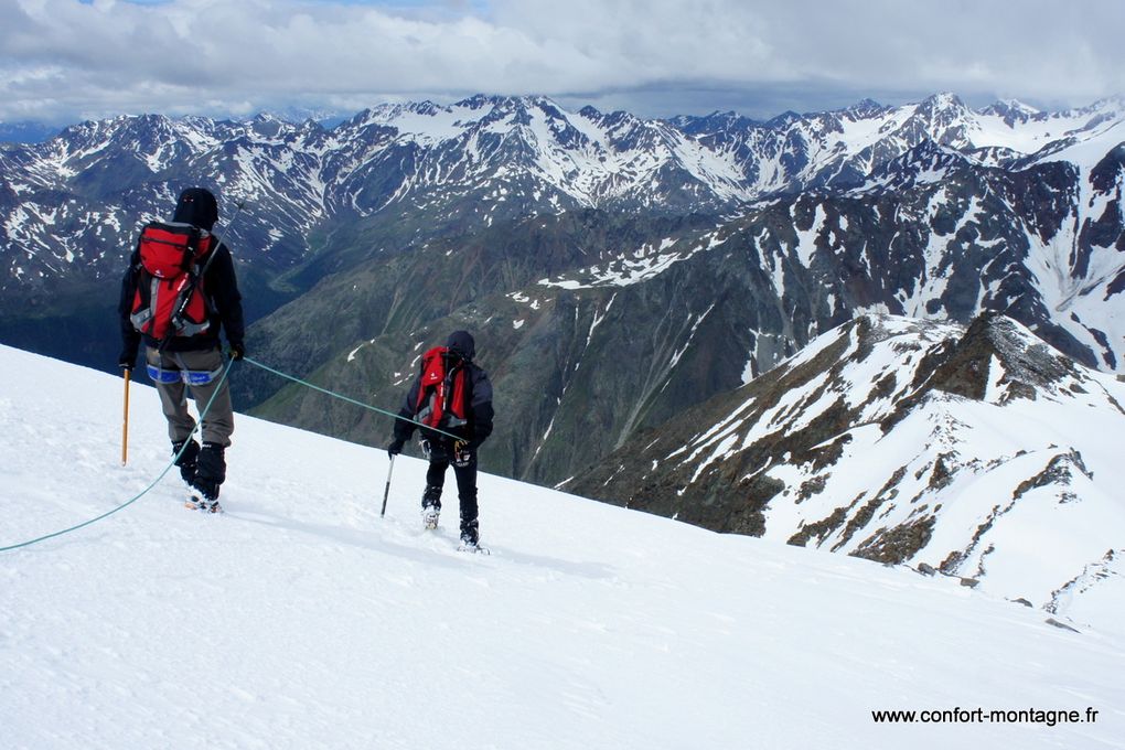 Autriche : Trek glaciaire dans l'Ötztal, la pauseTyrolienne...