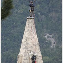 Barrême à l'assaut du clocher