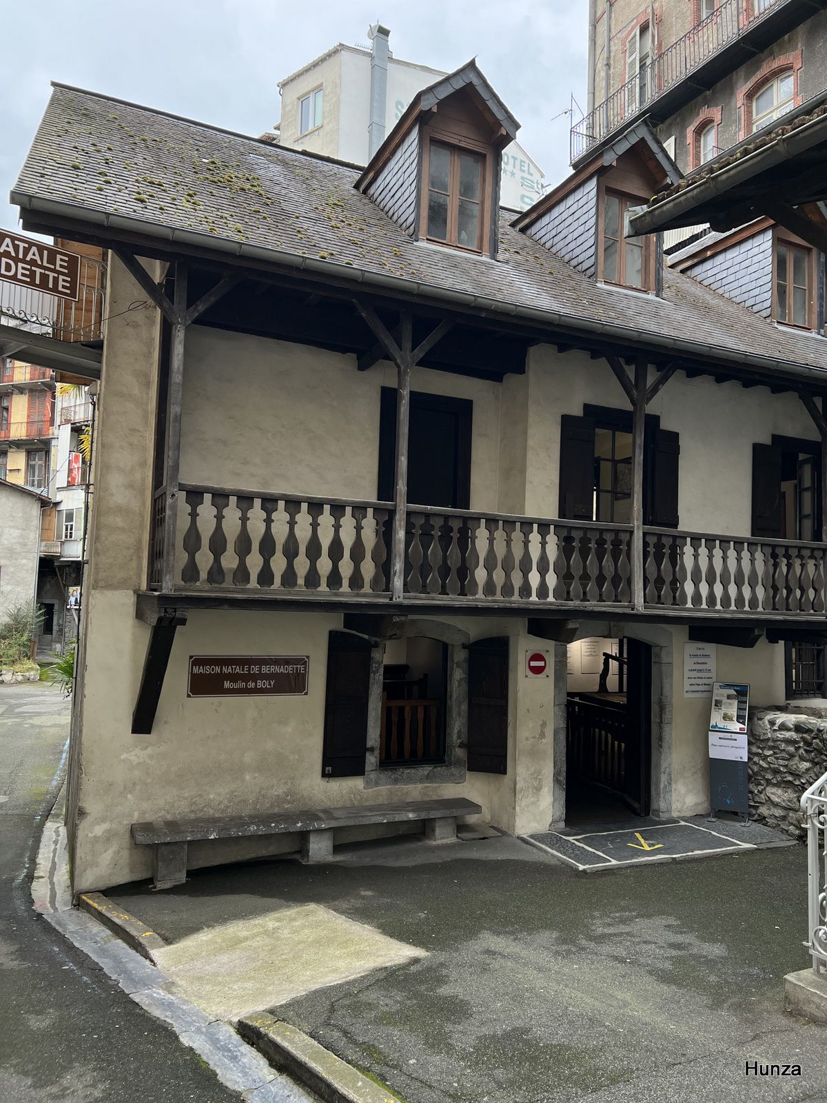 Lourdes, le moulin de Boly ou maison natale de Sainte-Bernadette