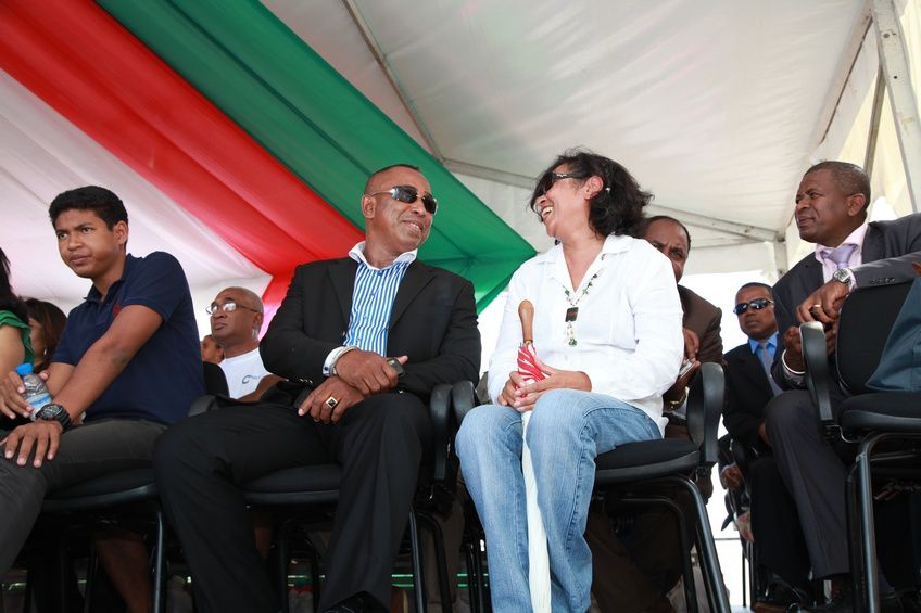 Dans le cadre du IIè anniversaire de la IVèRépublique, le couple présidentiel, Andry et Mialy Rajoelina, a inauguré le «Coliseum de Madagascar» sis à Antsonjombe. 4è partie. Photos: Harilala Randrianarison