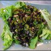 Salade fraîche de fève & boudin noir