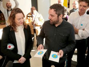 La Secrétaire d'Etat en charge du Numérique, Axelle Lemaire vient à la rencontre des acteurs de la &quot; French Tech&quot; à Toulouse, 13 mars 2015.