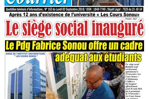 Après 12 ans d’existence : Le siège social de l’université « Les Cours Sonou» inauguré 