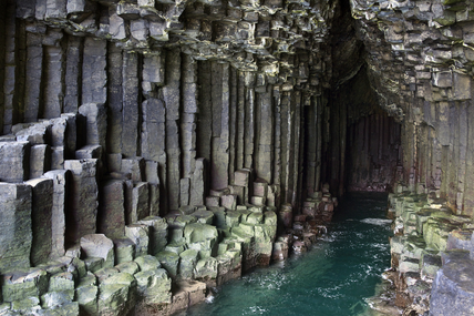 Fingal’s Cave on the island of Staffa in Scotland