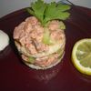 Tartare de saumon mariné à ma façon