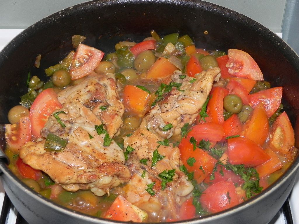 Poulet à la provencale