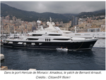 Faut bien du carburant pour le yacht d'Arnault, non ?