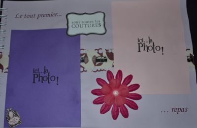 Livre de naissance - Version rose & violet (6)