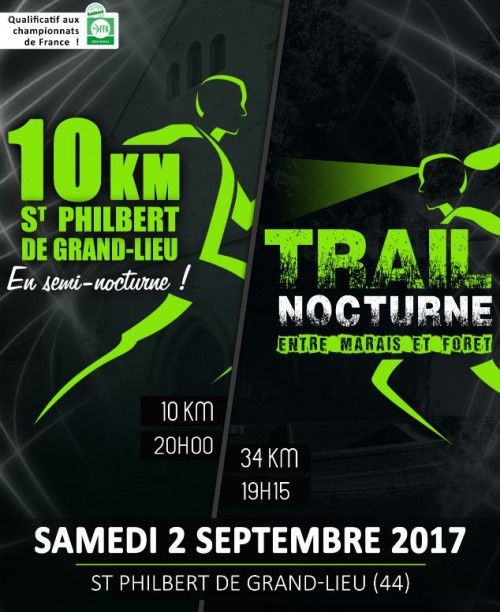 DES ILLUMINES ONT ENCADRE UN TRAIL NOCTURNE