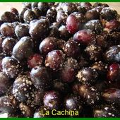 Les olives noires fachouire (au sel tout simplement) - La Cachina