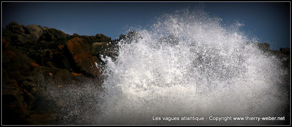 Les vagues atlantique - Panoramiques - Côte Sauvage Le Croisic - Batz-sur-Mer - Photos Copyright Thierry Weber