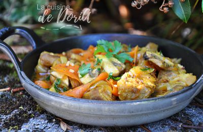 Sauté de porc aux champignons