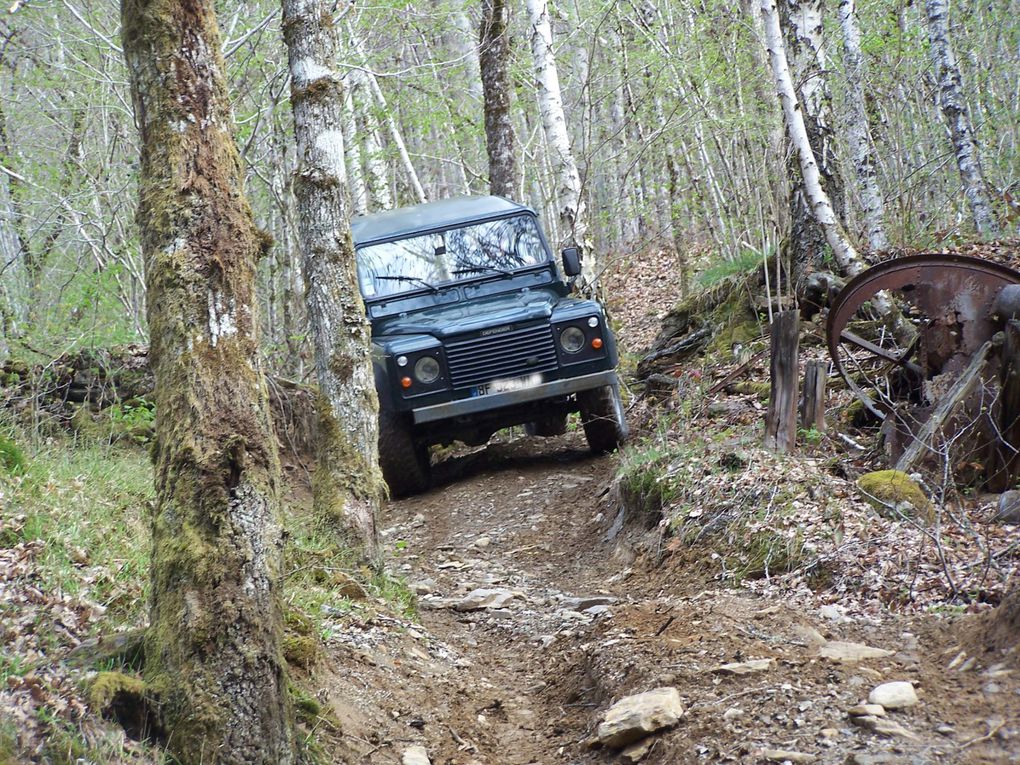 week-end 4x4 dans le cantal