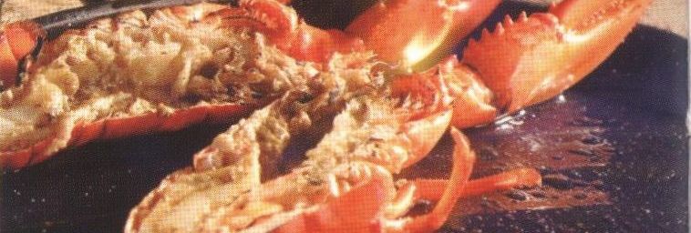 Homard flambé au pastis