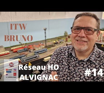 Le réseau de train miniature de Bruno "La gare d'ALVIGNAC"