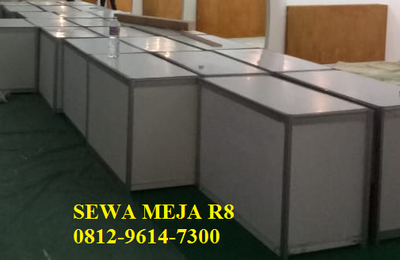 Sewa Partisi Pameran, Meja R8, Jual Meja Pameran R8