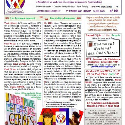 Bulletin de l'Amicale des Anciens guérilléros en France FFI
