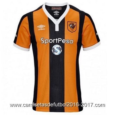 Camiseta Hull City 2017 primera equipacion